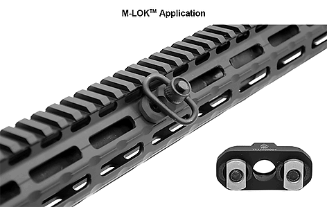 Leapers UTG Pro M-LOK Standard QD Swivel - Svart - bild 2 av 2