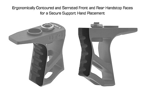 Leapers UTG Ultra Slim KeyMod Handstopp Svart - bild 2 av 6