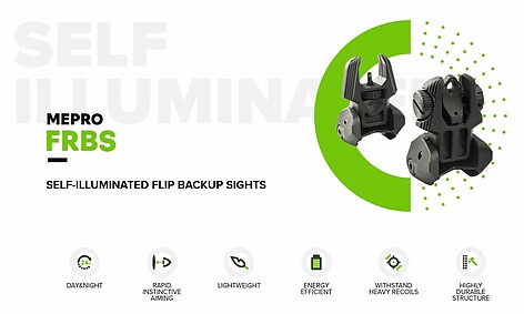 Meprolight Mepro FRBS Flip-Up 4-Dot Nattsikte - bild 3 av 3
