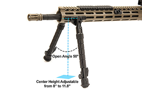 Leapers UTG Recon Flex M-LOK Bipod 300mm  - bild 6 av 6