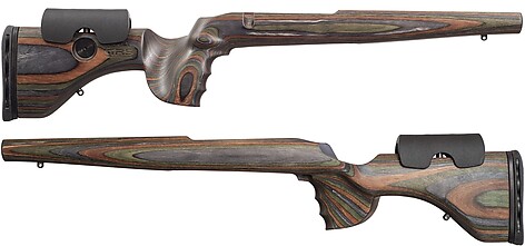 GRS Hunter Light Laminatkolv Bergara B14 LA Green Camo - bild 2 av 5