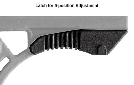 Leapers UTG Pro AR15 OPS Ready S3 Mil-Spec Stock Only Svart - bild 3 av 7