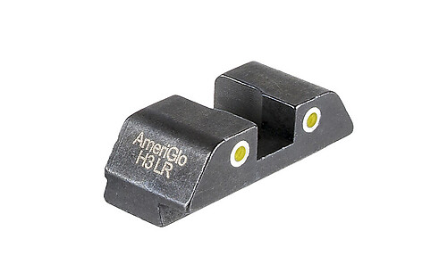 Ameriglo Tritium Bakre Glock Gul/Vit - bild 2 av 3