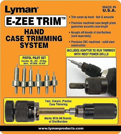 Lyman E-ZEE Trimmer Pistol Set 5 Pilots - bild 2 av 2