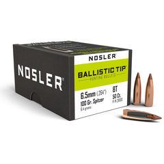 Nosler Ballistic Tip Hunting 6.5mm 100gr 50/Box