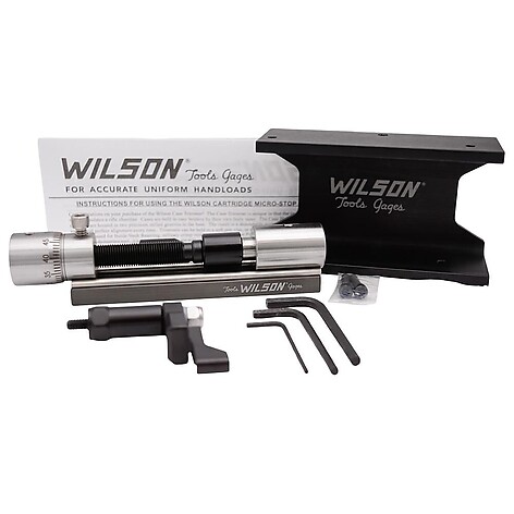 L.E Wilson Stainless Case Trimmer Kit Micrometer Stop TiN Cut - bild 2 av 2
