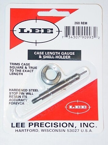 Lee Precision Shell Holder/Case Gauge .260 Remington - bild 2 av 2