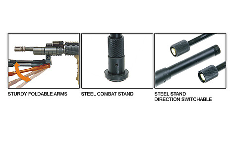 Leapers UTG New Gen High-pro Shooters Bipod 220-269mm - bild 2 av 8