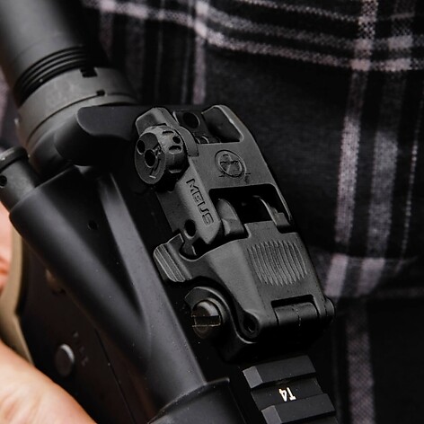 Magpul MBUS Bakre Sikte Svart - bild 8 av 8