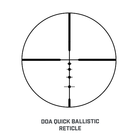 Bushnell Banner 2 4-12x40 DOA Quick Ballistic Kikarsikte - bild 4 av 9