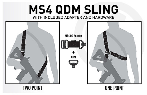 Magpul MS4 QDM Sling Vapenrem Coyote Brun - bild 7 av 8