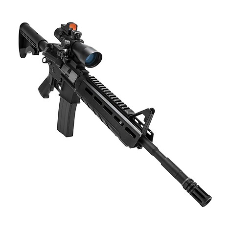 NcSTAR USS 3-9x42 med Micro Red-Dot Belyst Mil-Dot - bild 6 av 6