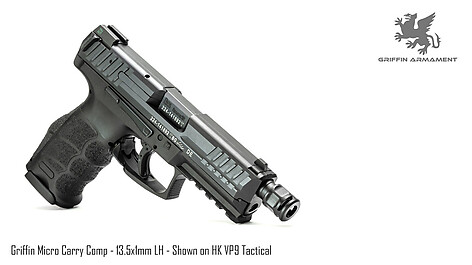 Griffin Armament Micro Carry Comp 13.5x1 LH 9mm - bild 2 av 2