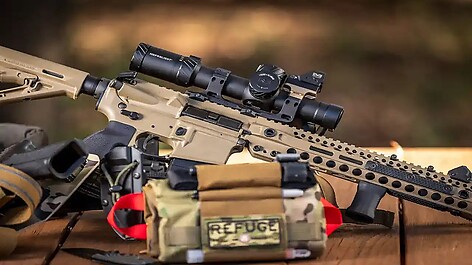 Meprolight MVO 1-8x28 LPVO FFP Belyst M1 MRAD Kikarsikte - bild 3 av 10