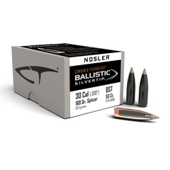 Nosler Ballistic Silver Tip .30 168gr 50/Box