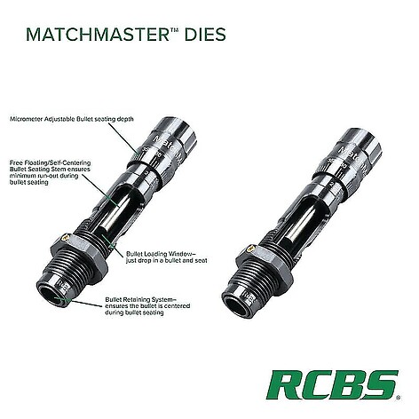RCBS Matchmaster Seater Die .22 GT - bild 3 av 4