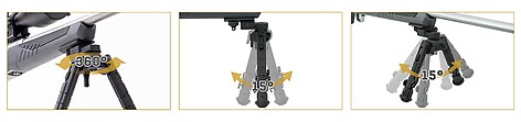 Leapers UTG Recon 360 TL Bipod 15-18cm M-LOK - bild 7 av 9