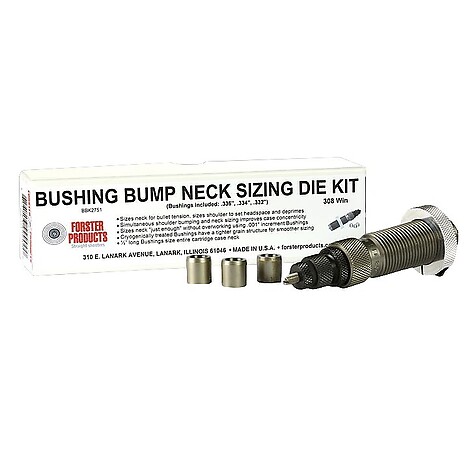 Forster Bushing Bump Neck Sizing Die Kit 6.5x55 Swedish
