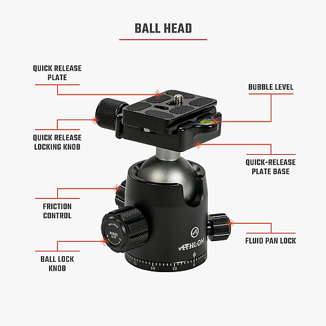 Athlon Midas AL28 Tripod Stativ - bild 3 av 4
