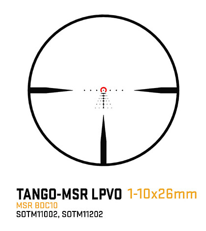 Sig Sauer TANGO-MSR LPVO 1-10x26 FFP IR MSR-BDC10 Svart - bild 5 av 8