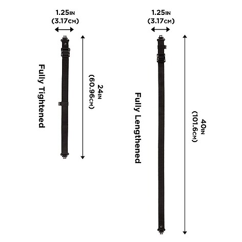 Allen Web Slide-N-Lock Svart Vapenrem - bild 2 av 5