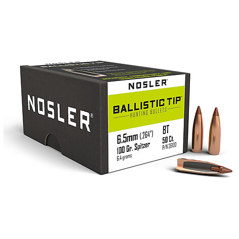 Nosler Ballistic Tip Hunting 6.5 100gr 50/Box