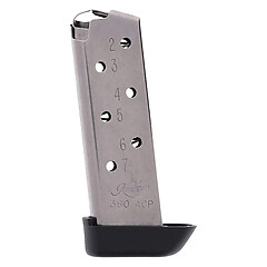 Kimber Micro 380 .380 ACP 7 Skott Magasin Silver