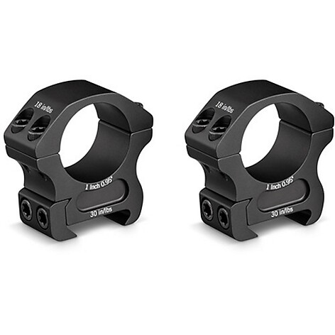 Vortex Pro Ring 1 tum Medium H: 11.4mm (Matt)