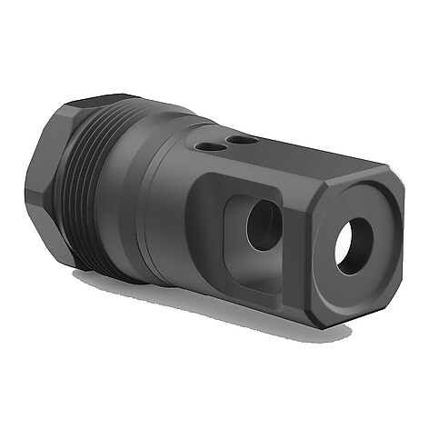 Breek Arms Plan B Echo Single Port Muzzle Brake 9mm 1/2-28