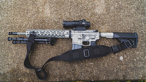 Grovtec QS Heavy Gunner Sling Vapenrem Svart - bild 4 av 4
