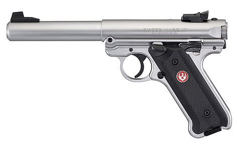 Ruger MKIV Target .22 LR Rostfri Pistol - bild 2 av 6