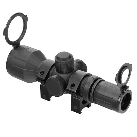 NcSTAR Compact Rubber Tactical 3-9x42 P4 Sniper Kikarsikte - bild 5 av 7
