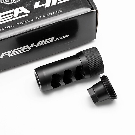 Area 419 Hellfire Self Timing 6.5mm 1/2-28 Muzzle Brake - bild 4 av 5