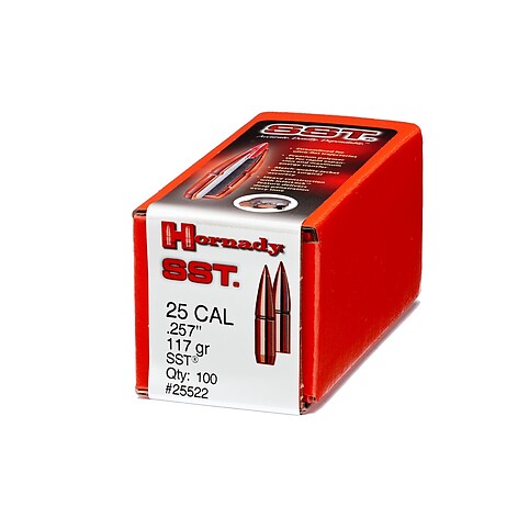 Hornady SST Bullets 25 Cal (.257) 117gr 100/Box - bild 3 av 3