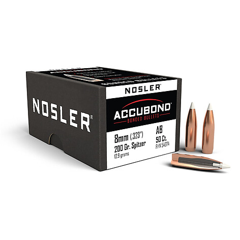Nosler Accubond 8mm 200gr 50/Box