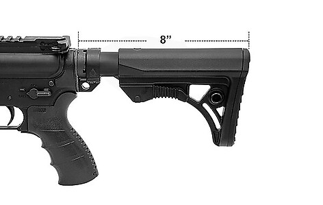 Leapers UTG Pro AR15 OPS Ready S3 Mil-Spec Stock Only Svart - bild 6 av 7