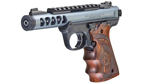 Ruger MKIV 22/45 Lite Diamond Grey .22 LR Pistol - bild 3 av 6