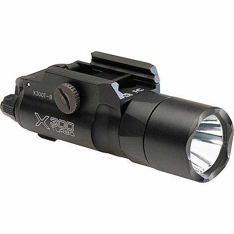 Surefire X300 Turbo Vapenlampa T-slot Svart