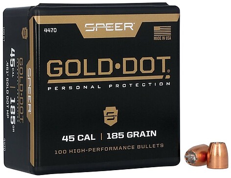 Speer Gold Dot HP .451 Caliber 185gr 100/Box - bild 2 av 2