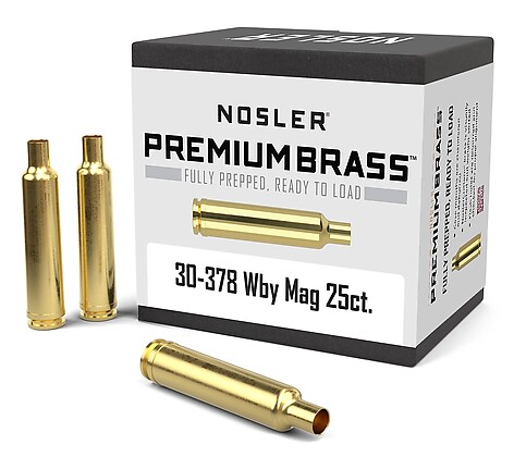 Nosler Hylsor 30-378 Weatherby Magnum 25/Box - bild 2 av 3