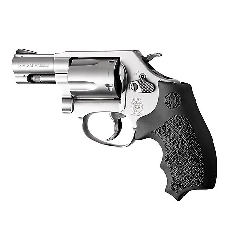 Hogue OverMolded S&W J-Frame Vapengrepp Svart