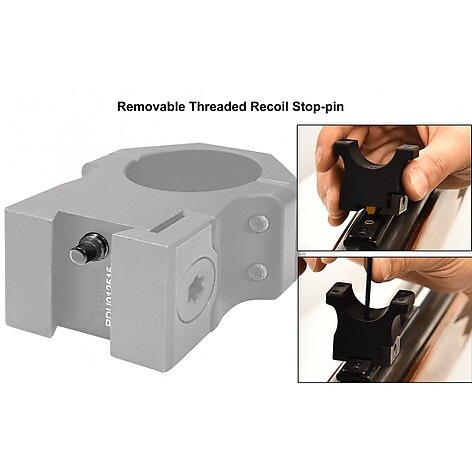 Leapers UTG PRO 1 tum Ringar Medium P.O.I Dovetail H: 15mm - bild 5 av 6