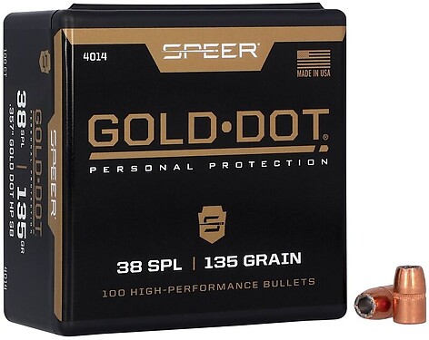 Speer Gold Dot Short Barrel .357 135gr 100/Box - bild 2 av 2