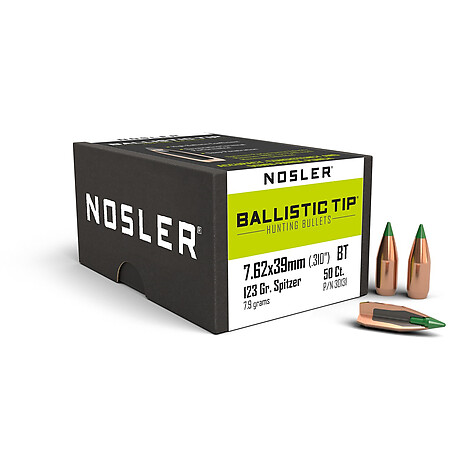 Nosler Ballistic Tip Hunting 7.62x39mm 123gr 50/Box