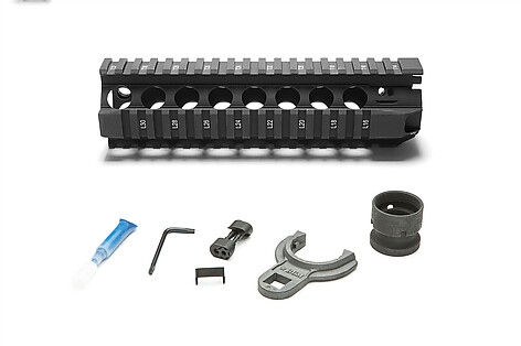 Bravo Company QRF-8 Quad Rail 203mm Handguard Svart - bild 2 av 2