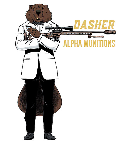 Alpha Munitions Hylsor 6mm Dasher 100/Box - bild 3 av 3