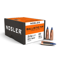 Nosler Ballistic Tip Varmint .25 85gr 100/Box