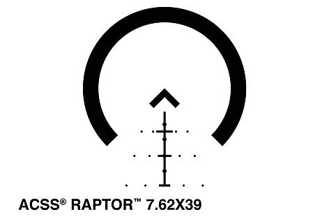 Primary Arms SLx 1-6x24 FFP Belyst ACSS Raptor 7.62x39 - bild 5 av 12