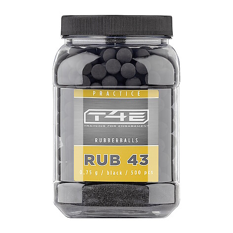 Umarex T4E RB 43 Prac Series Gummikulor .43 0.75g 500-pack