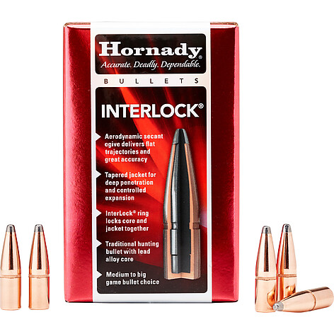 Hornady Interlock Rifle Bullets 7mm (.284) 139gr BTSP 100/Box - bild 2 av 2